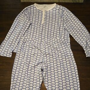 Roller Rabbit Elephant Print Pajamas